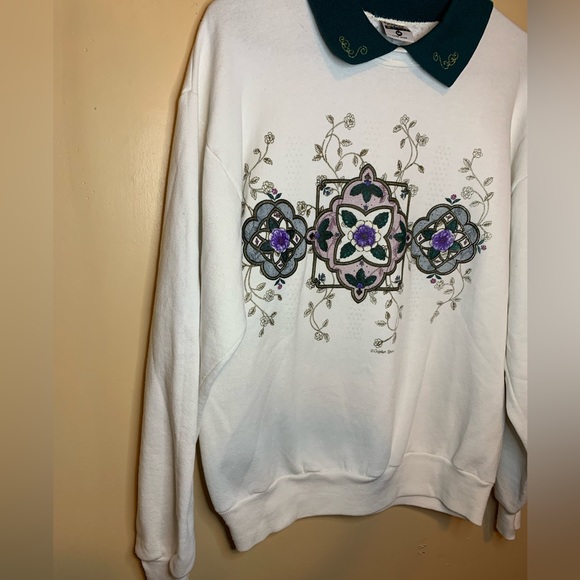 Vintage Gopher Sport Floral Sweatershirt - Picture 6 of 9